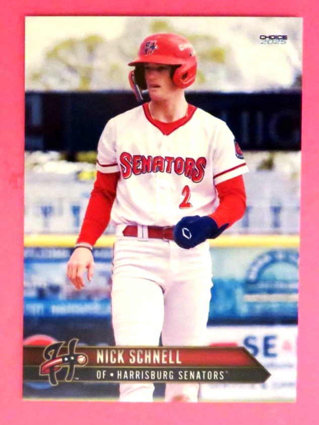 2025 Choice, Harrisburg Senators - NICK SCHNELL - Image 1 of 1