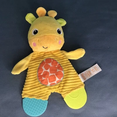 Bright Starts Snuggle & Teethe Plush Teether Toy - Giraffe Lovey - Image 1 of 4