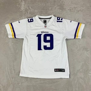 Camiseta Juvenil Minnesota Vikings L (14/16) Blanca Adam Thielen 19 Nike On Field NFL - Imagen 1 de 8