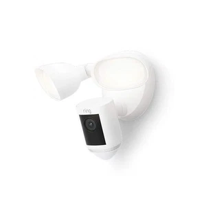 Ring Floodlight Video Cam Wired Pro with 3D Motion Detection - White- Brand New - Picture 1 of 4