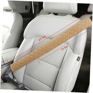 Extra lange Sicherheitsgurtbezüge für Erwachsene Kinder Damen & Herren, weich 15,5 Zoll - 1 Stück beige - Bild 1 von 7