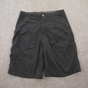 Pantalones Cortos Lululemon Para Hombre 32 Negros Kahuna Frente Plano Logo Activo - Imagen 1 de 12