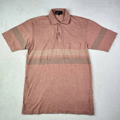 DUNHILL Mens Italian Made Golf Polo Shirt 100% Pure Cotton Size Small - image 1 of 4