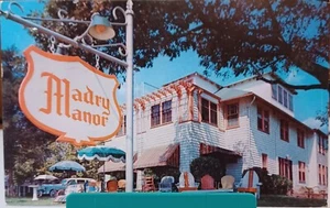 Postal Virginia Beach 1956 Madry Manor - Imagen 1 de 2