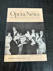 May 9 1949 OPERA NEWS music magazine (MI) - Imagen 1 de 1