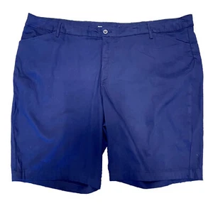 St John’s Bay Dark Blue Bermuda Shorts 🩳 Sz 30 NWT - Picture 1 of 6