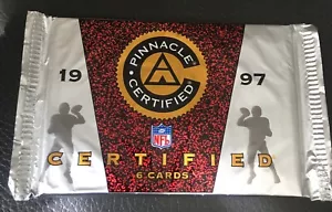 1997 Pinnacle Certified NFL Football pack Factory Sealed FREE SHIPPING - Picture 1 of 2