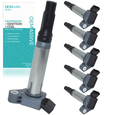 Bobina de ignição 6X para Lexus ES350 RX350 Toyota Camry Rav4 3.5 2005-24 90919-A2002 - Imagem 1 de 4