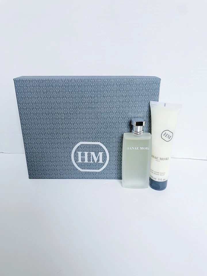 JUEGO DE 2 PIEZAS HM HANAE MORI 3,4 oz/100 ml eau de parfum spray para hombres nuevo en caja hallazgo raro Foto 1 de 1