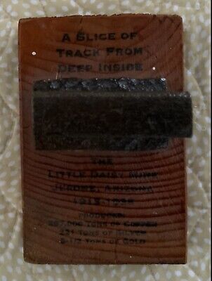 Jerome Arizona, Little Daisy Gold Mine 1915-1938 Rail Railroad Cart Track • 201.52$