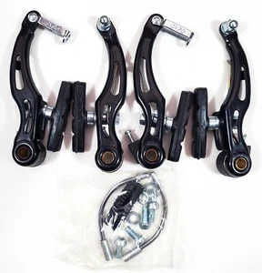 GDi SYPO V-Brake Linear Pull Set Front Rear Black - Picture 1 of 6
