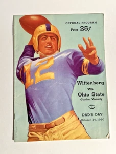 1950 Wittenberg Vs Ohio State Junior Varsity College Football Program 10-14-50 - Picture 1 of 8