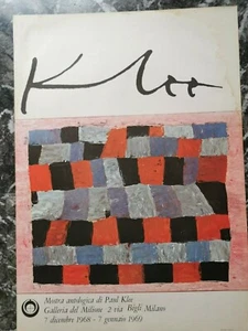 LOCANDINA - PAUL KLEE - GALLERIA DEL MILIONE MILANO 1969 - Picture 1 of 3
