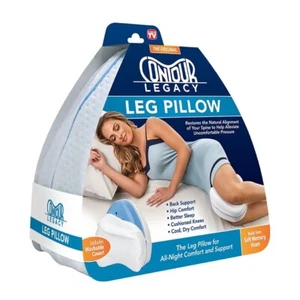 Contour Legacy Leg Foam Support Pillow including washable cover As seen on TV - Picture 1 of 6