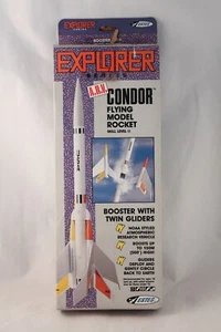Estes Flying Model Rocket A.R.V. Condor Booster w/ Twin Gliders Level II Sealed - Picture 1 of 7
