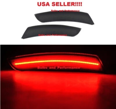 LENTE AHUMADA LED ROJO MARCADORES LATERALES TRASEROS para Chevy Camaro Chevrolet 2016-2020  Foto 1 de 3