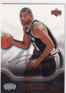 2004 Upper Deck Diamond Pro Sigs Collection NBA No. 77 Tim Duncan Bronze Auto - Picture 1 of 2