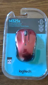 Logitech M325S Wireless Mouse with Receiver, RED, 910-006830 - Picture 1 of 2