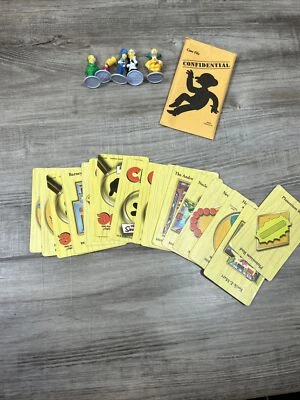 The Simpsons Clue / Replacement Game Pieces 5 lot of 5 Cards & Case File - Image 1 of 3