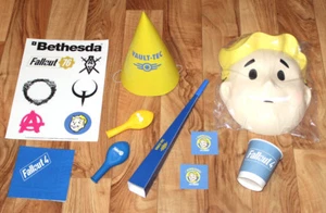 Fallout 76 4 Fan Pack Collectibles Collection Gamescom PS4 Xbox One Rare Promo - Picture 1 of 8