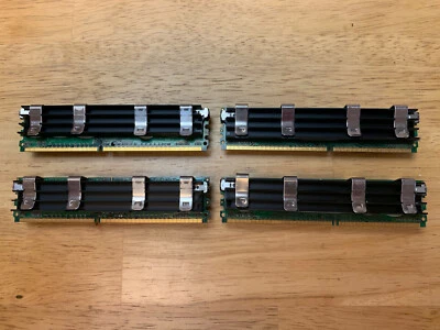 4 Micron PC2-5300 512 MB DDR2 Modules (MT9HTF6472JY-667D5D4) Original Mac Pro - Image 1 of 4