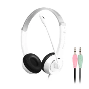 Kabelgebundener Stereo-Headset-Kopfhörer mit Geräuschunterdrückung und Mikrofon - Afbeelding 1 van 12