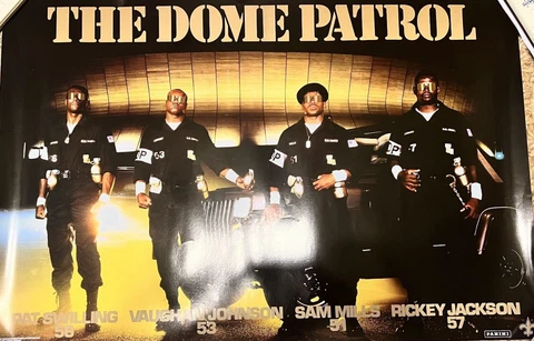 New Orleans Saints Dome Patrol Poster Jackson Mills Swilling Johnson Ravens 2022 Cover