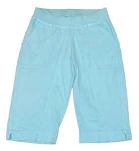 FRESH PRODUCE Small Swimming BLUE $64 Key Largo JERSEY Pedal Pusher Shorts NWD S - Picture 1 of 2