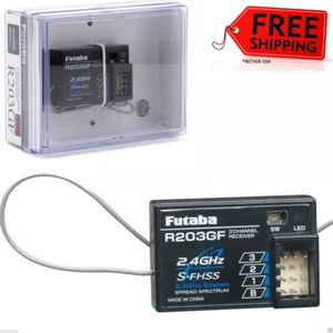 Futaba R203GF 3CH 2.4GHz FHSS Receiver 4PL # FUTL7603 - Picture 1 of 1