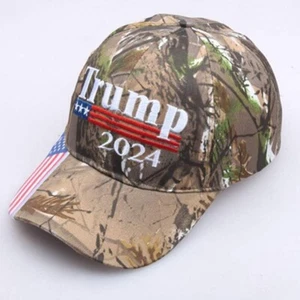 Neu Trump 2024 Mütze Camouflage Einheitsgröße verstellbarer Riemen - Bild 1 von 4