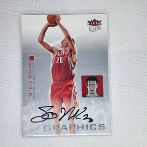 2007-08 Fleer Ultra Autographics Steve Novak #AU-NO Auto - Picture 1 of 2