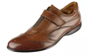 Nuove scarpe eleganti BRIAN CRESS by CAMPANILE in pelle marrone 9 UK 10 US Made in ITALY - Foto 1 di 8
