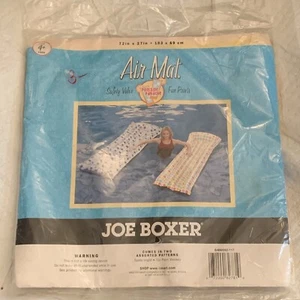 Joe Boxer 2003 (2)pack Smiley Faces,Tiki Palm Trees Air Mat Floaties Float Rafts - Picture 1 of 2