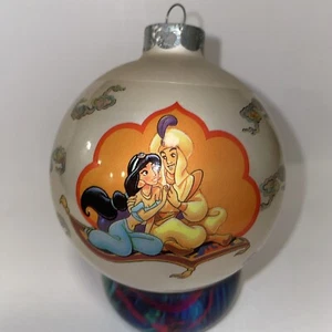 Disney Aladdin Vintage Christmas Ornament Jasmine Magic Carpet Ride - Picture 1 of 7