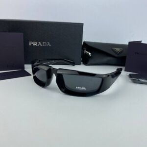 PRADA PR25YS Unisex Black Sunglasses