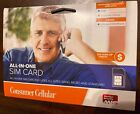 Consumer+Cellular+All-in-One+SIM+Card+AT%26T+NETWORK+%2B+%2410+CREDIT+NEW+IN+BOX+NIB