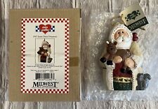 Eddie Walker Midwest of Cannon Falls 1997 Santa Dated Christmas Ornament Nos