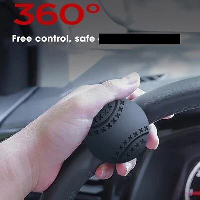 Car Steering Wheel Booster 360°Degree Rotation Steering Wheel Knob Ball One-Hand - Image 1 of 4