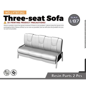 SSMODEL LYT87262 1/87 Scene Model Three-seat Sofa - Picture 1 of 2
