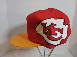 Vintage Helmet Hat by Louisville NFL KC Chiefs Snapback 70 s - Picture 1 of 9