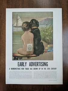 1950 Article Early Advertising, Colorful Content, Unique For Wall Art Display  - Picture 1 of 5