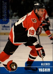 1999-00 BAP Memorabilia Senators Hockey Card #244 Alexei Yashin