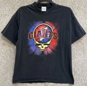 Vintage 90s 1997 Grateful Dead San Franciso Giants Short Sleeve T-Shirt Size XL - Picture 1 of 13