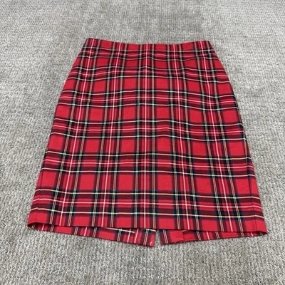Falda J.Crew multicolor a cuadros para mujer talla 0’s Foto 1 de 4