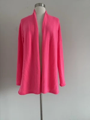 SUÉTER LILLY PULITZER 100% CACHEMIR FRENTE ABIERTO MANGA LARGA TALLA L Foto 1 de 4