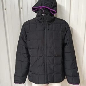 HIKERDELIC Mens Medium Coterie Quilted Jacket (M) Black Nylon Coat (Second) - Picture 1 of 12