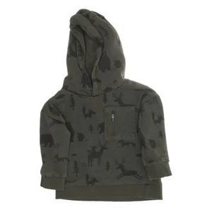 C&A, Kapuzenpullover, Größe: 92, Grün, Baumwolle/Polyester, Camouflage #BJS - Bild 1 von 5