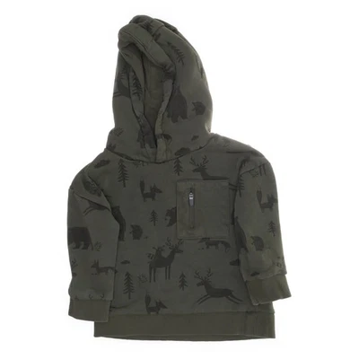 C&A, Kapuzenpullover, Größe: 92, Grün, Baumwolle/Polyester, Camouflage #BJS - Bild 1 von 4