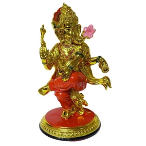 Statua Ganesha In Vetro Piccola Pheta Ganesha Idoli Per Casa E Ufficio E CarDe - Foto 1 di 5
