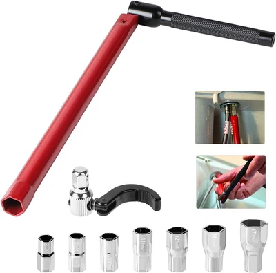 9 Chiave Rubinetto Lavello Chiavi per Dadi Dei Rubinetti Set 13 Mm Chiave per Ru - Immagine 1 di 4